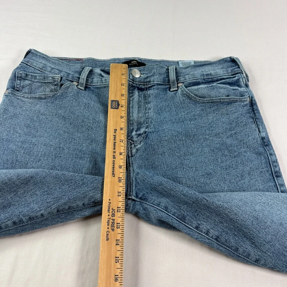 True Religion Jeans Mens 36x31 Blue Geno Relaxed Slim Fit Stretch Denim